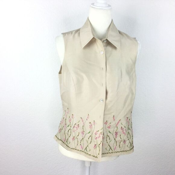 Ronni Nicole Women Top Button Down Shirt Sz 10 - Picture 1 of 5